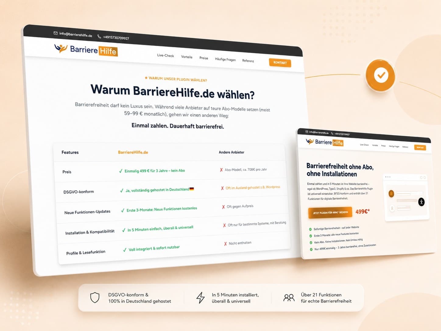 Centralized PHP administrative control dashboard showing custom WCAG styling configurations